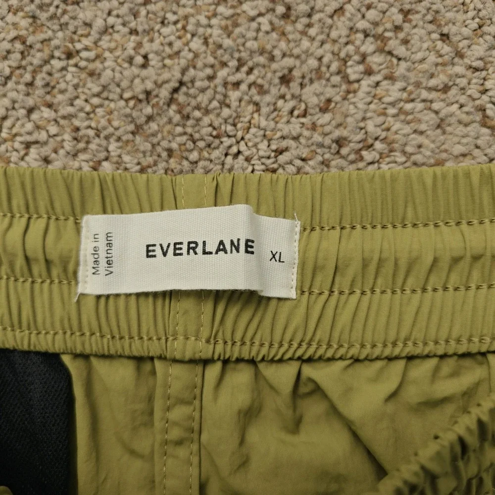 Everlane ReNew‎ Swim Short Mens XL Olive Green Recycled Nylon 7 Inch Inseam